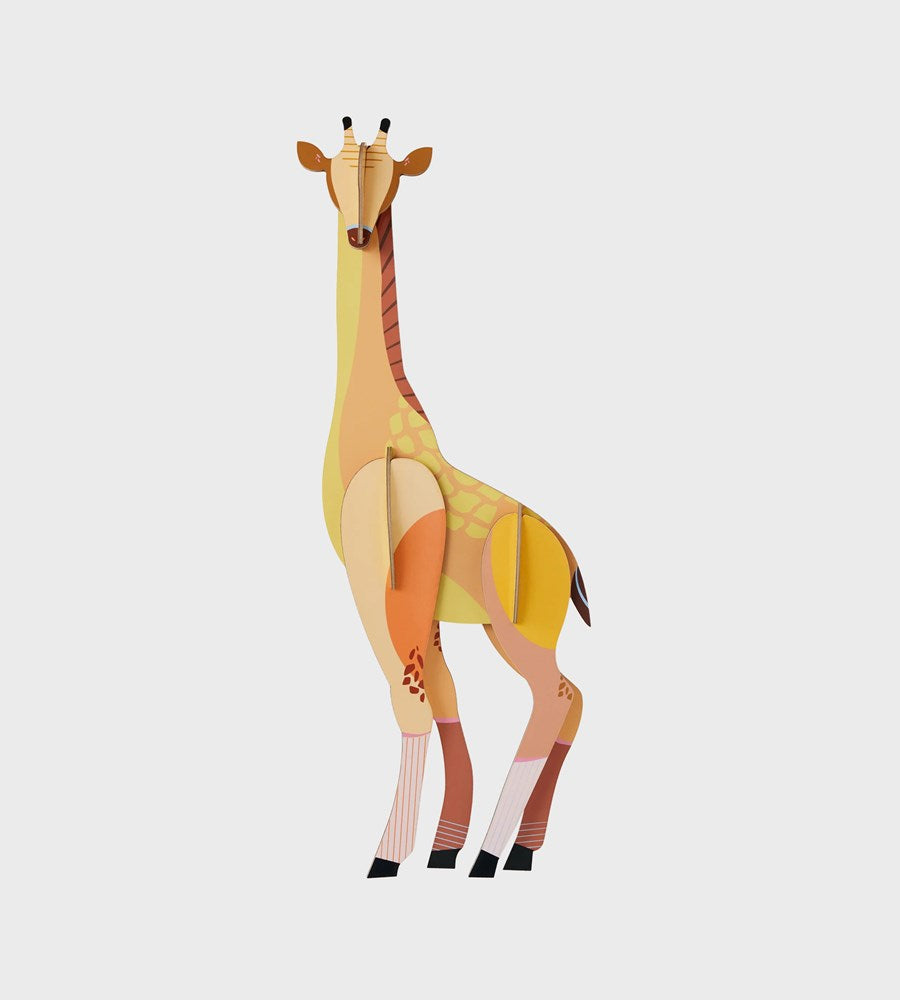 Studio Roof | Wall Art Jungle Animals A4 | Tall Giraffe