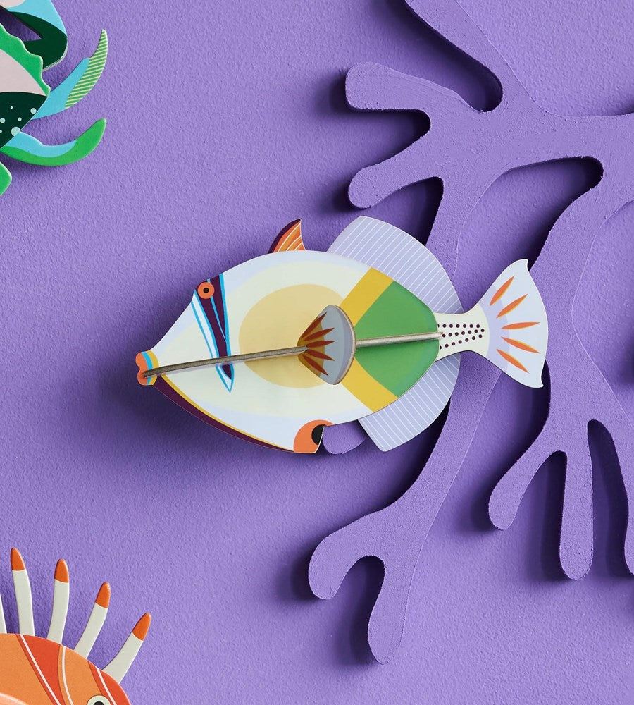Studio Roof | Wall Art Sea Creatures B7 | Lagoon Triggerfish