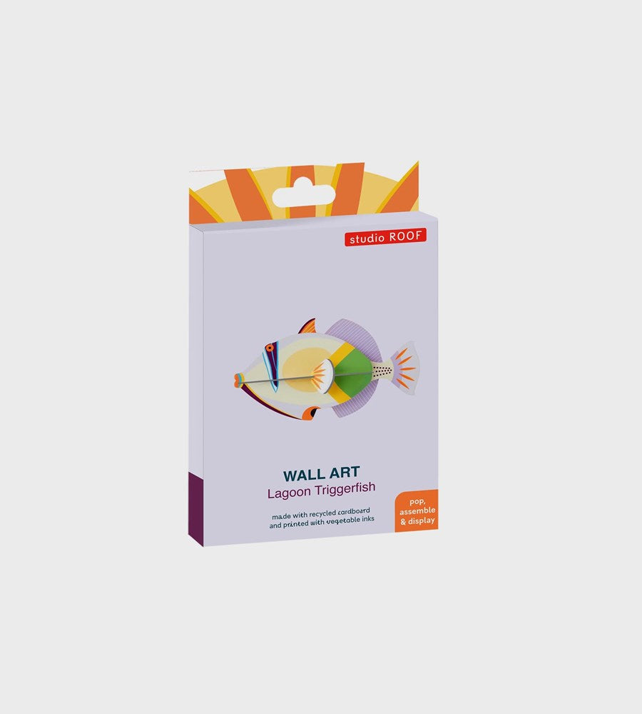 Studio Roof | Wall Art Sea Creatures B7 | Lagoon Triggerfish