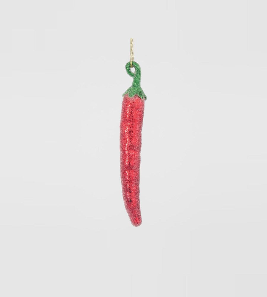 Sugared Chilli Tree Decoration