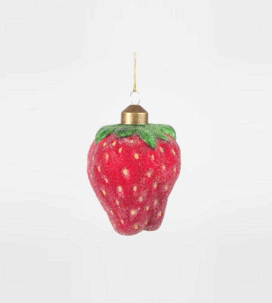 Sugared Strawberry Decoration