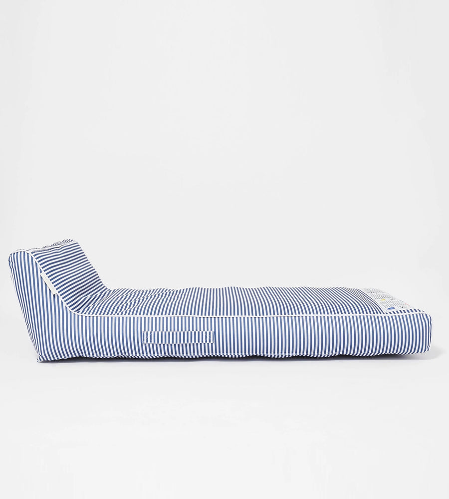 SunnyLife I Luxe Lie-On Lounger Float Le Weekend I Navy