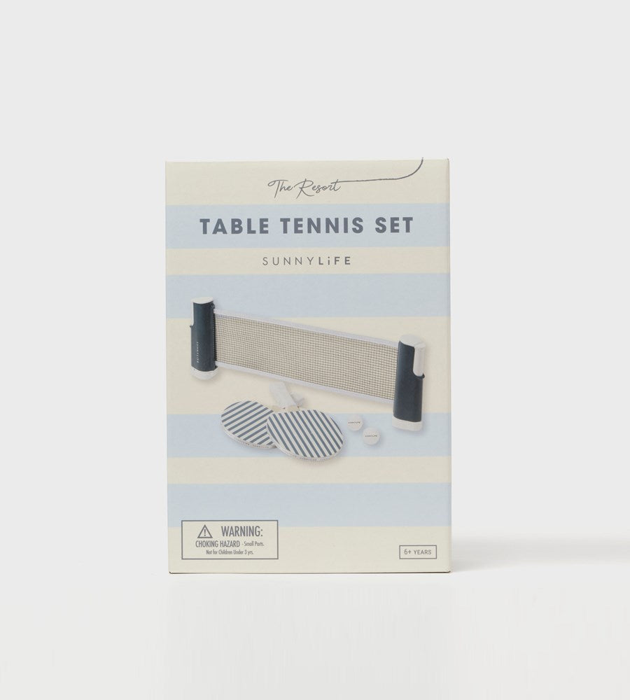 SunnyLife I The Resort Table Tennis Set I Coastal Blue