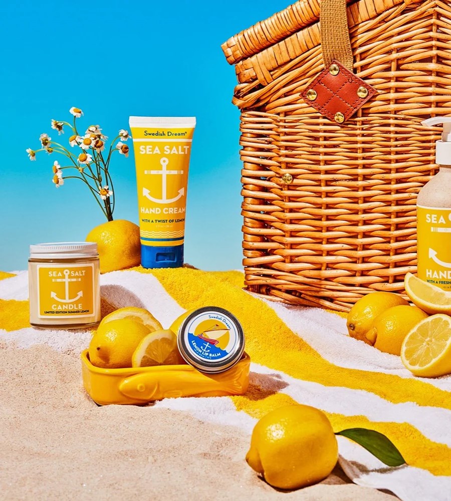 Swedish Dream Sea Salt Lemon Cutie Candle