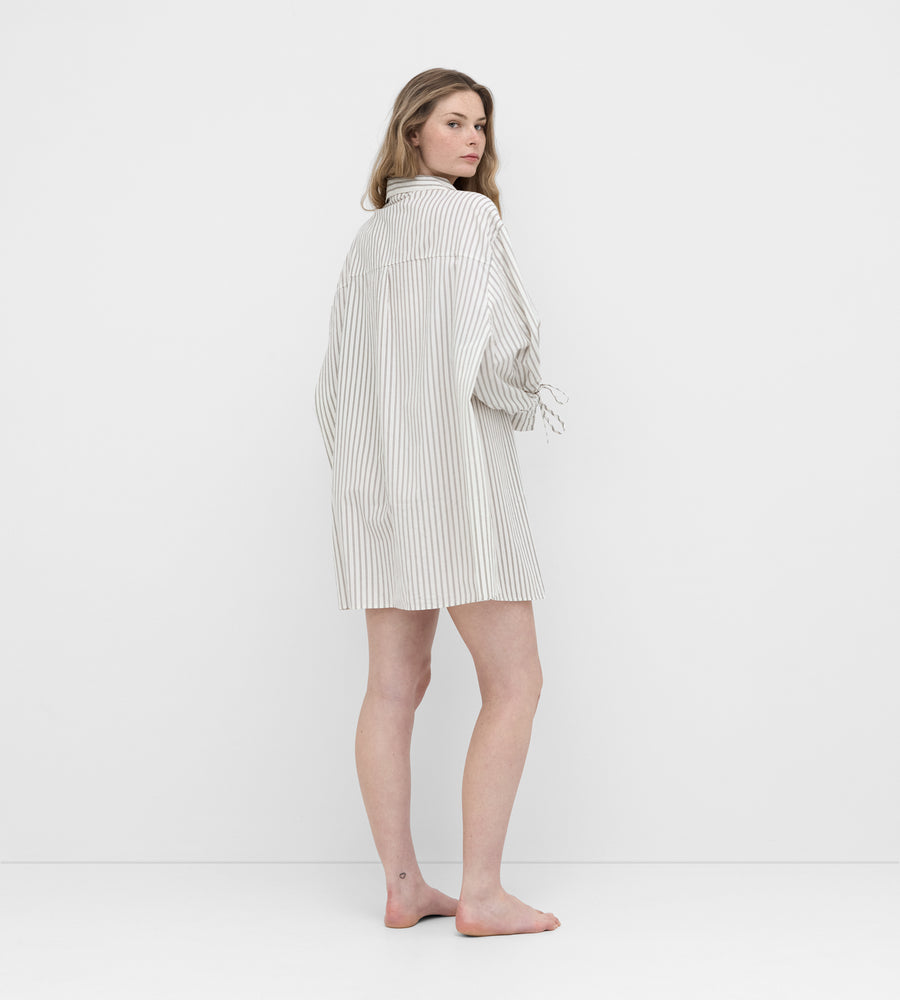 Unmade Unmade | Cori Night Shirt | Coconut Milk