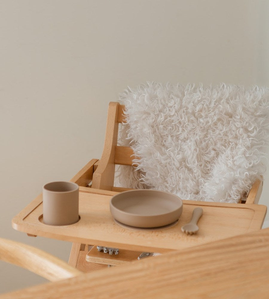 Tiny Table Co. | Plate and Spork Set | Stone