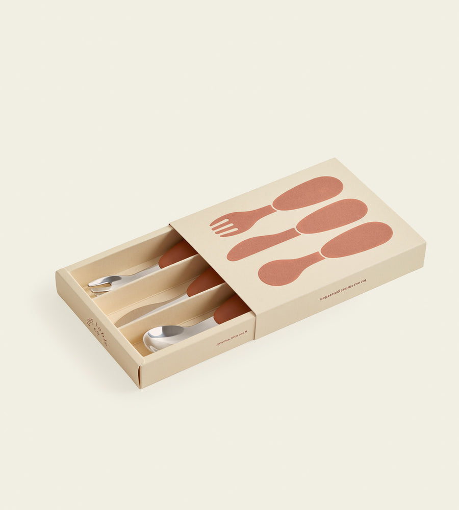 Tiny Table Co. | First Cutlery Set | Clay