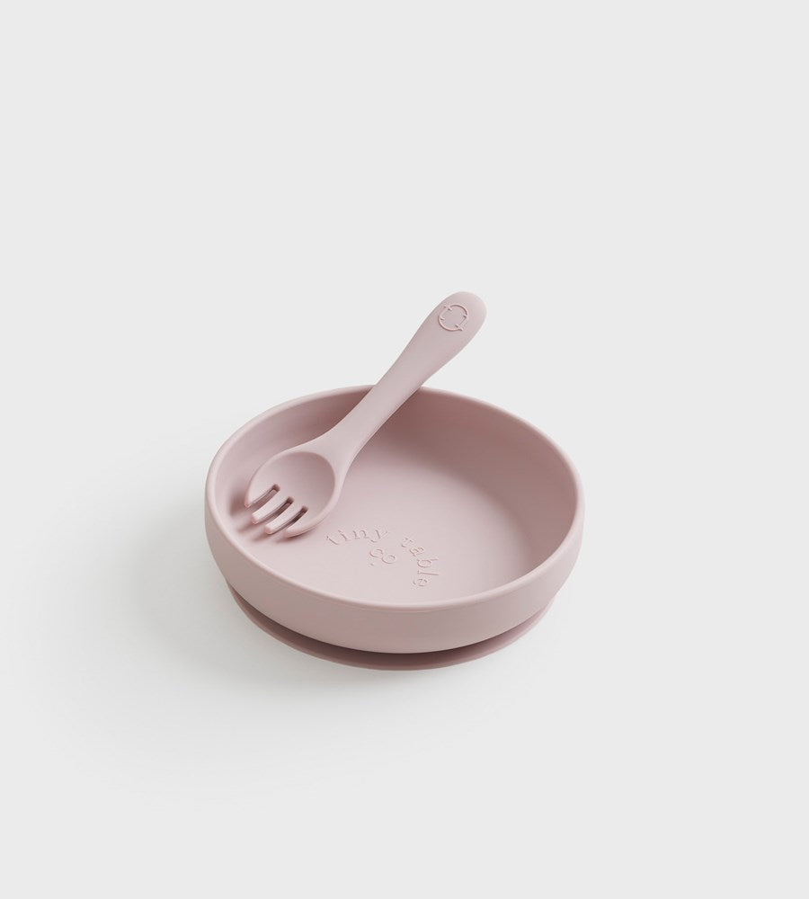 Tiny Table Co. | Plate and Spork Set | Petal