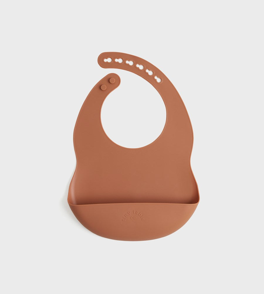 Tiny Table Co. | Silicone Catch Bib | Clay