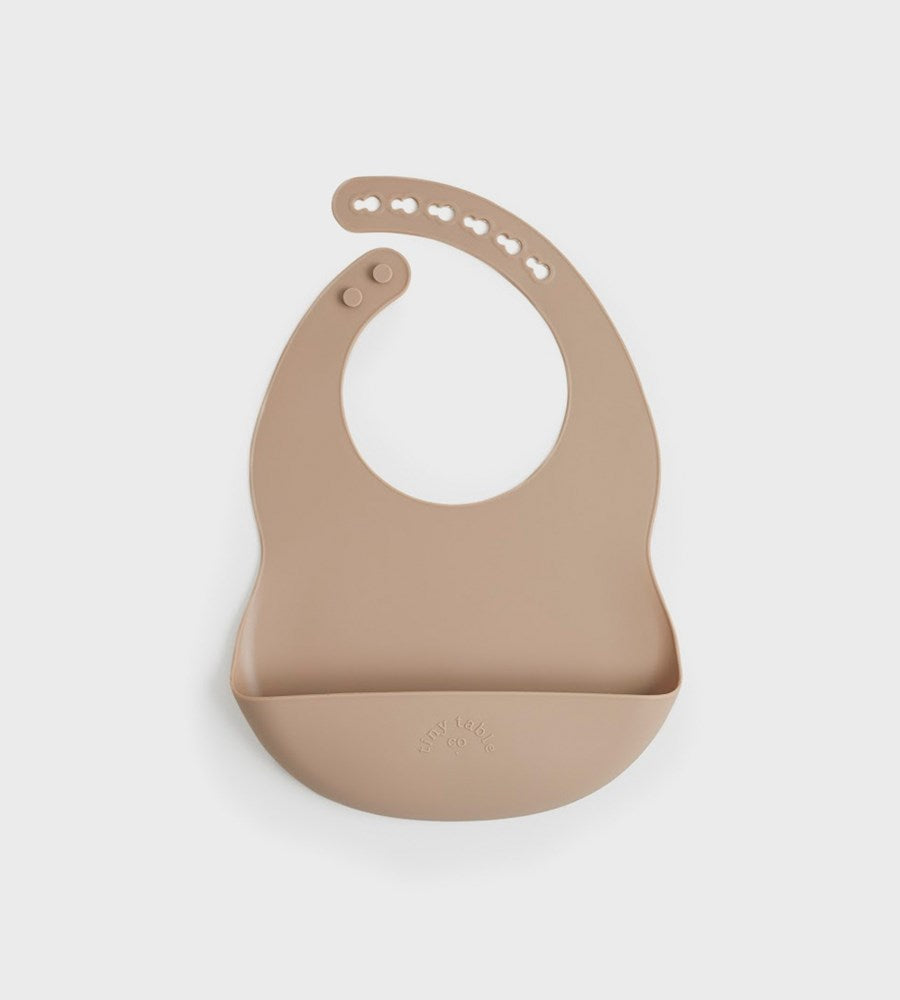 Tiny Table Co. | Silicone Catch Bib | Stone