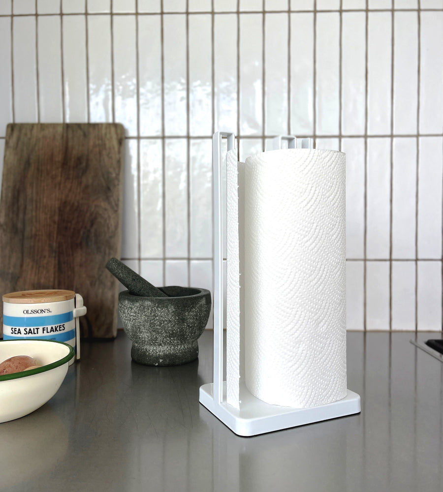 Tower Paper Towel Holder White