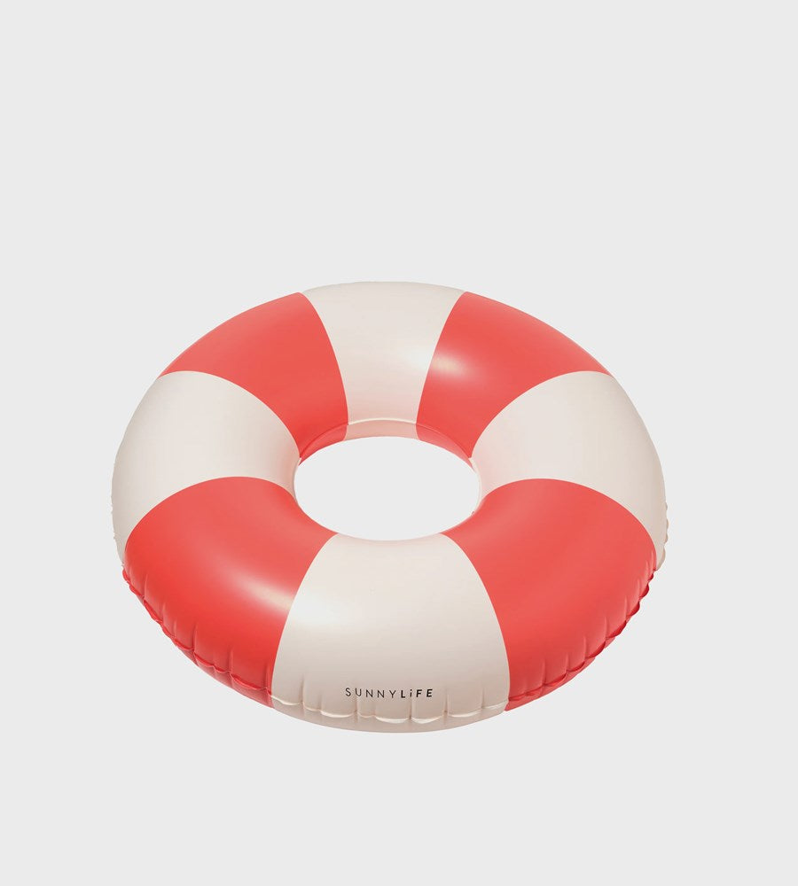 SunnyLife | Tube Pool Ring Tomato | Red Stripe