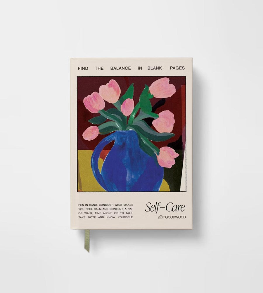 Tulip Vase Wellness Journal | Hardcover Notebook A5