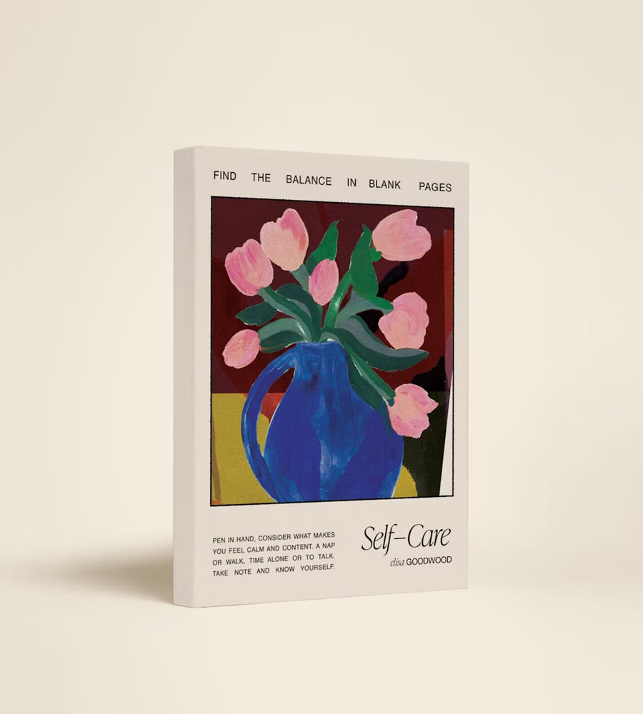 Tulip Vase Wellness Journal | Hardcover Notebook A5