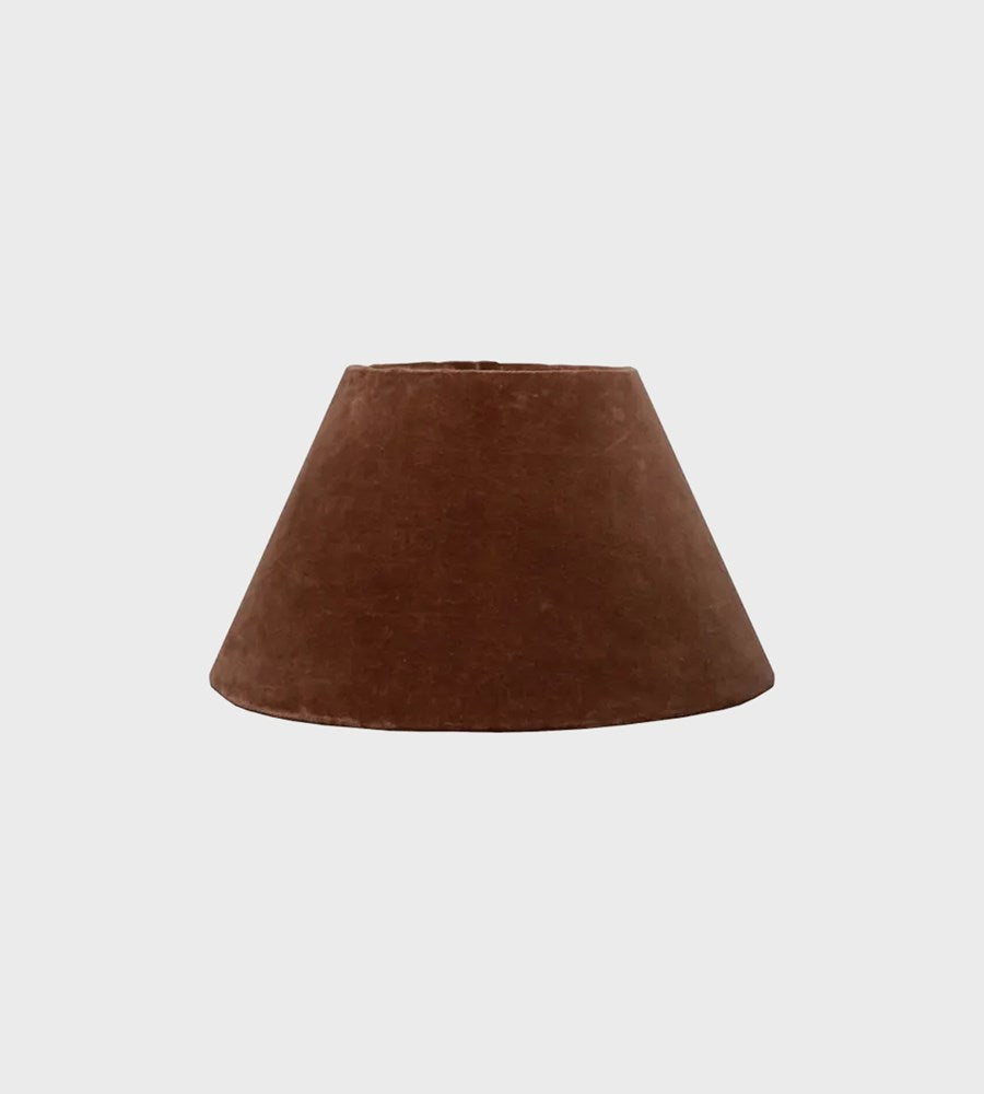 Velvet Lamp Shade | Cinnamon