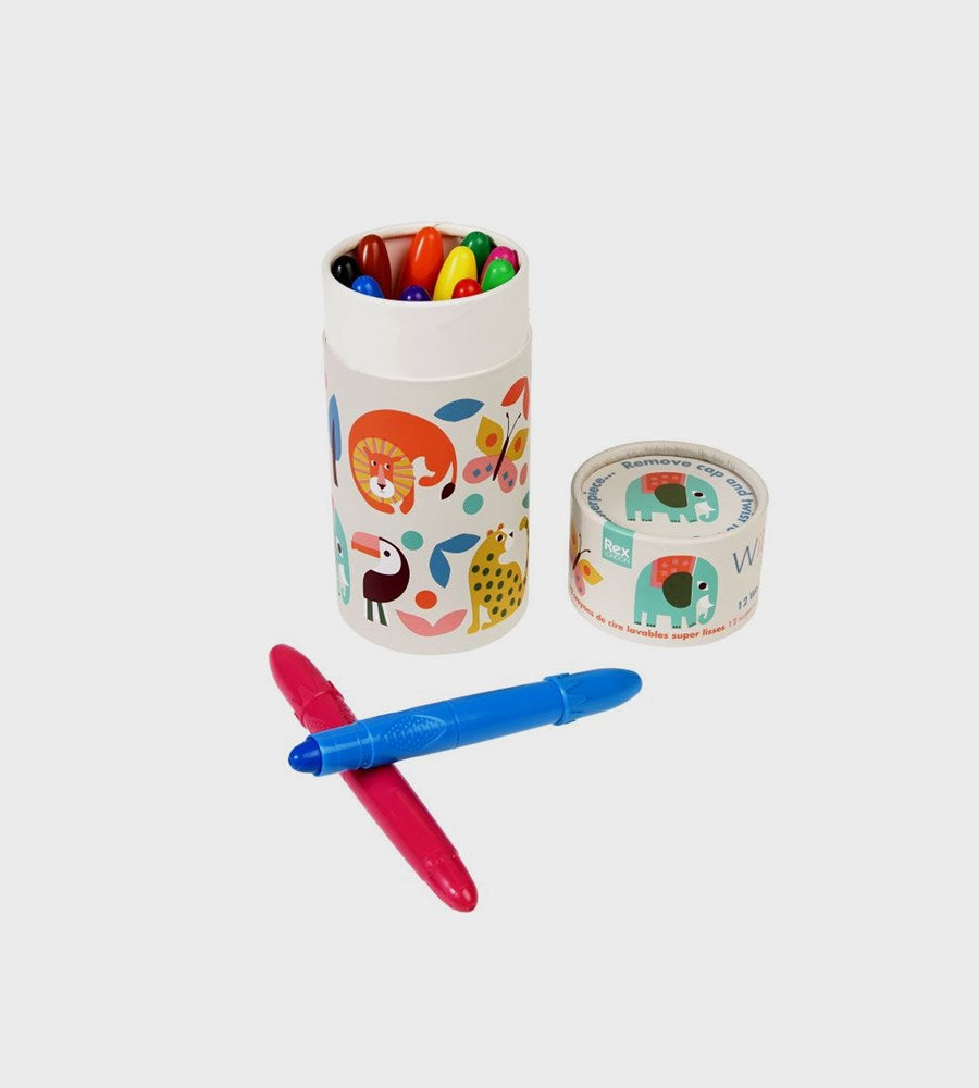 Wild Wonders Silky Crayons (Set Of 12)