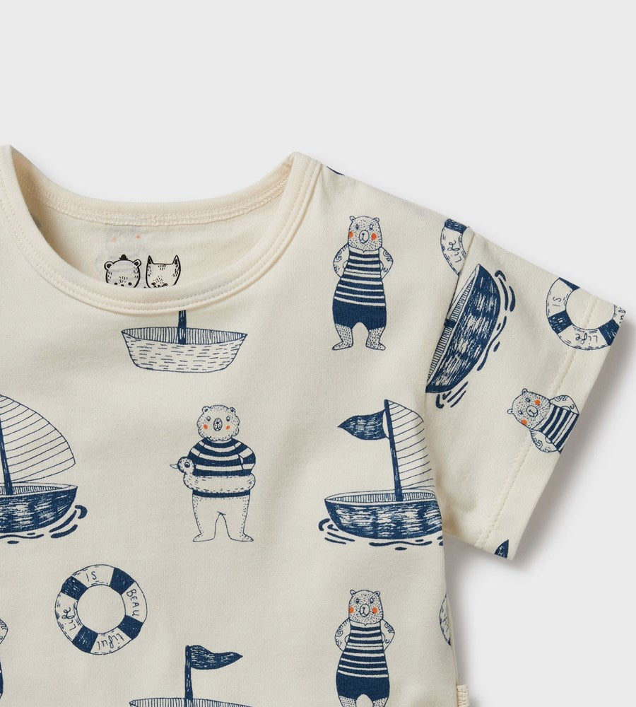 Wilson & Frenchy | Organic Tee | Nautical Bear