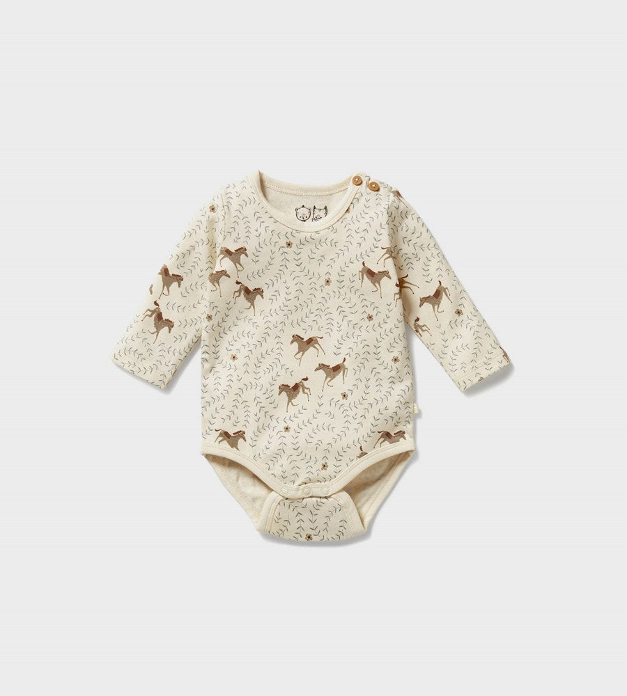 Wilson & Frenchy | Organic Cotton Bodysuit | Trixie Horse