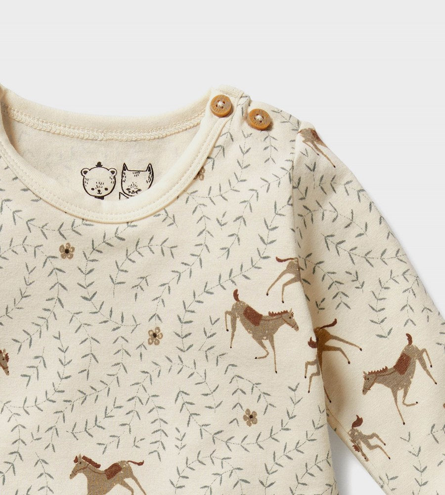 Wilson & Frenchy | Organic Cotton Bodysuit | Trixie Horse