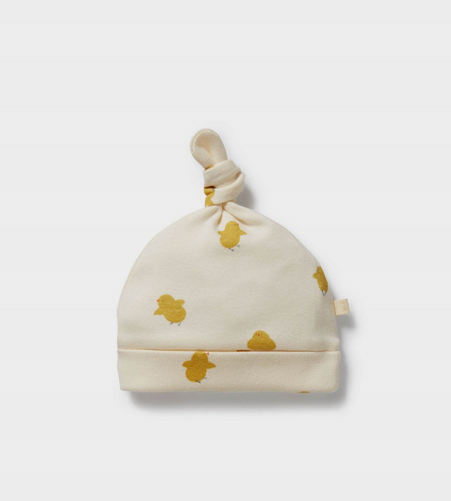 Wilson & Frenchy | Organic Cotton Knot Hat | Little Chick