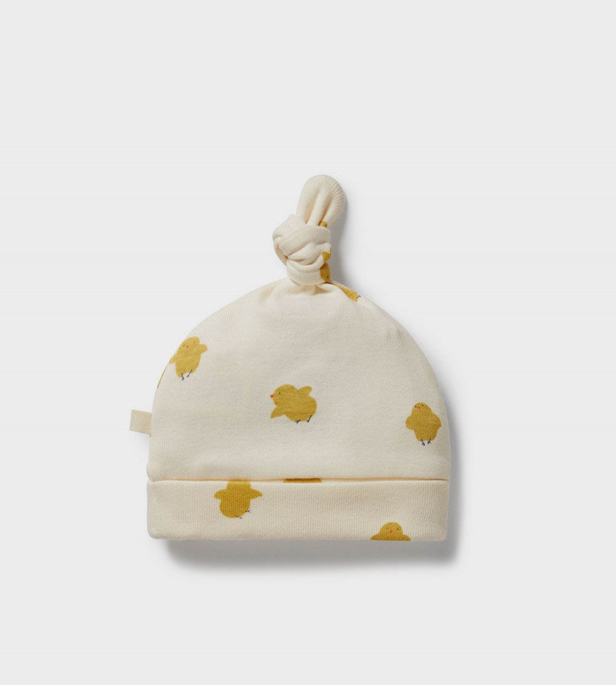 Wilson & Frenchy | Organic Cotton Knot Hat | Little Chick