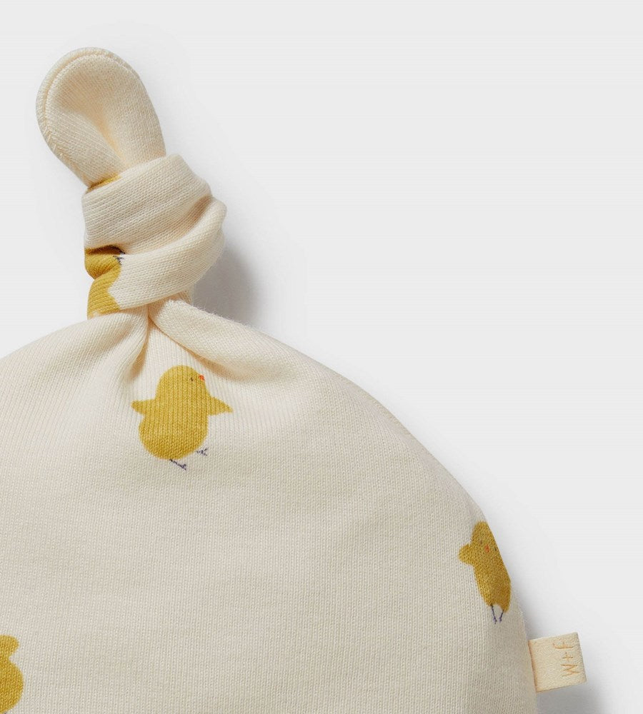 Wilson & Frenchy | Organic Cotton Knot Hat | Little Chick