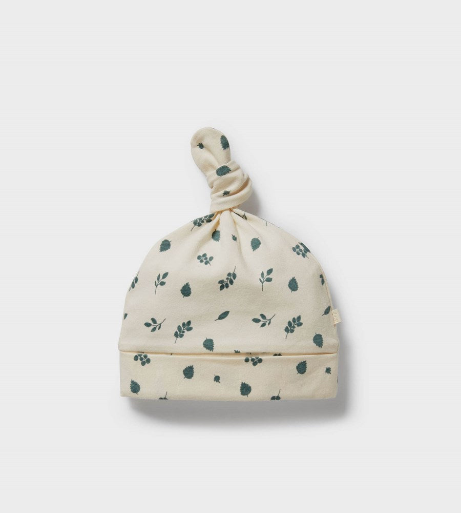 Wilson & Frenchy | Organic Cotton Knot Hat | Twilight Leaf