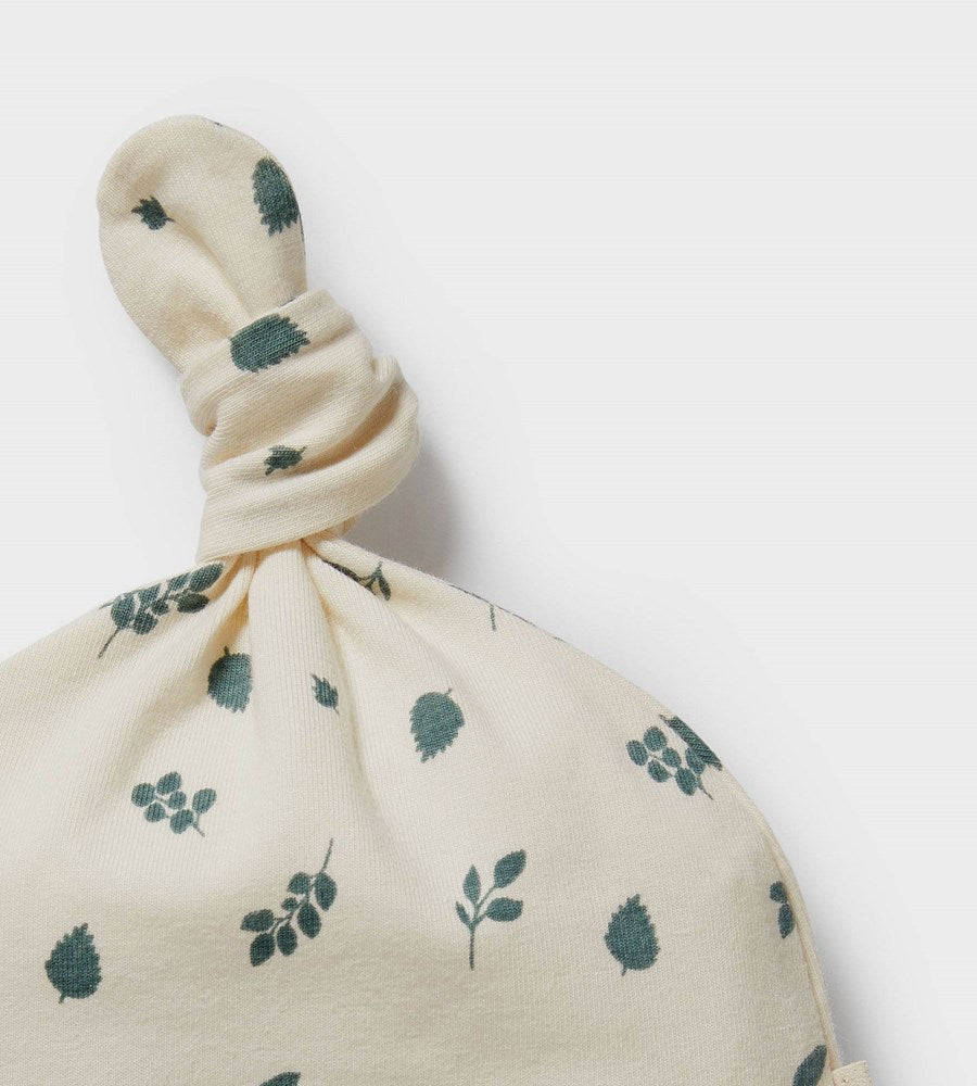 Wilson & Frenchy | Organic Cotton Knot Hat | Twilight Leaf
