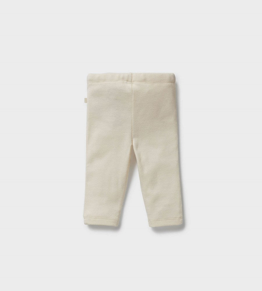 Wilson & Frenchy | Organic Cotton Rib Leggings | Buttermilk