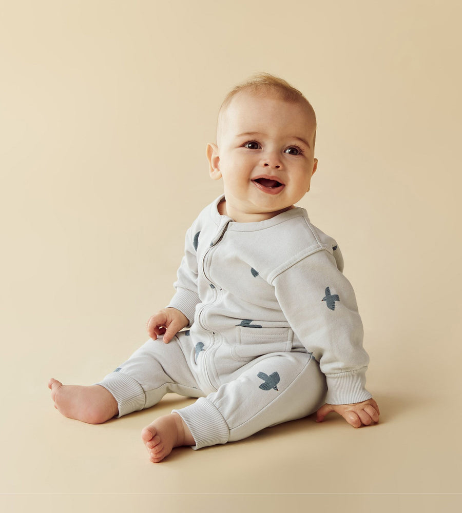 Wilson & Frenchy | Organic Cotton Terry Growsuit | Little Sparrow