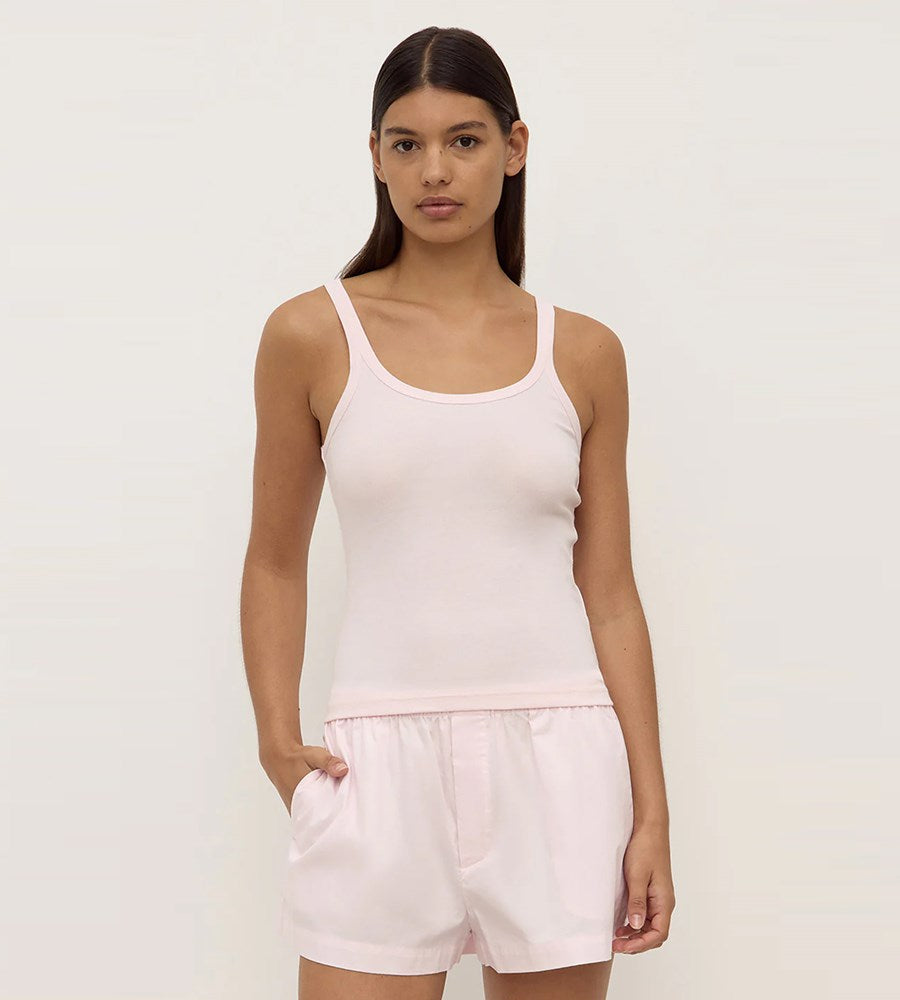 Assembly Label | Charlie Rib Tank | Blossom