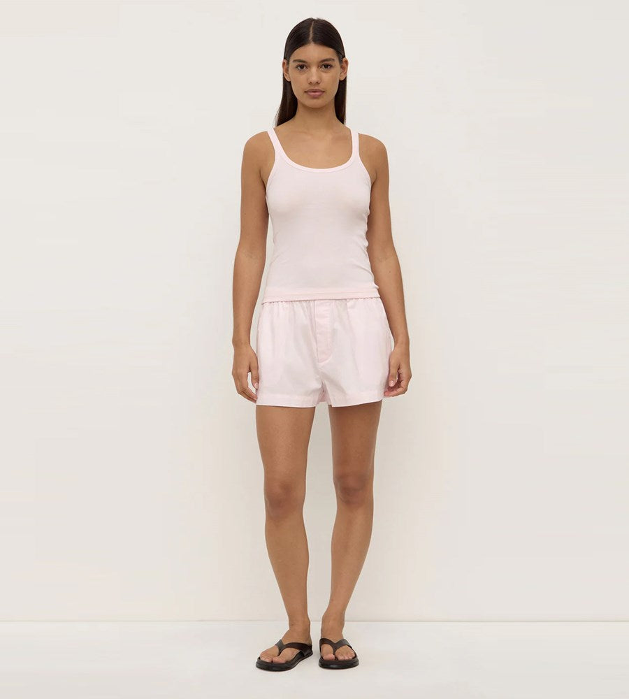 Assembly Label | Charlie Rib Tank | Blossom