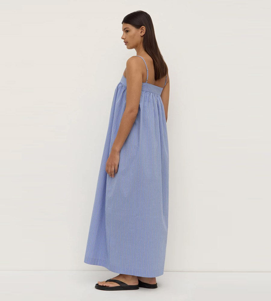 Assembly Label | Erina Stripe Maxi Dress | Blue/White Stripe