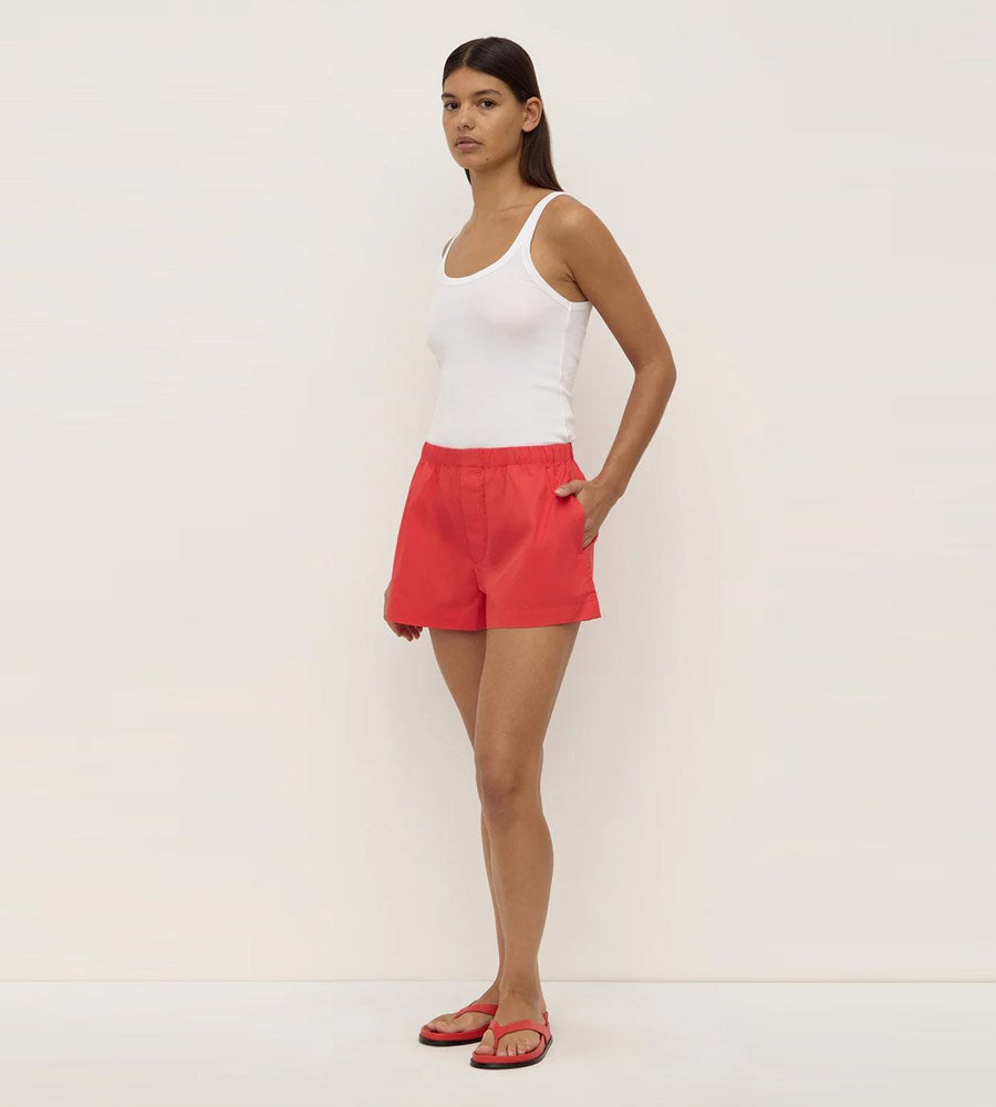 Assembly Label | Everyday Poplin Short | Chilli