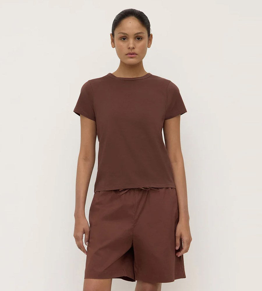 Assembly Label | Indi Short Sleeve Tee | Espresso