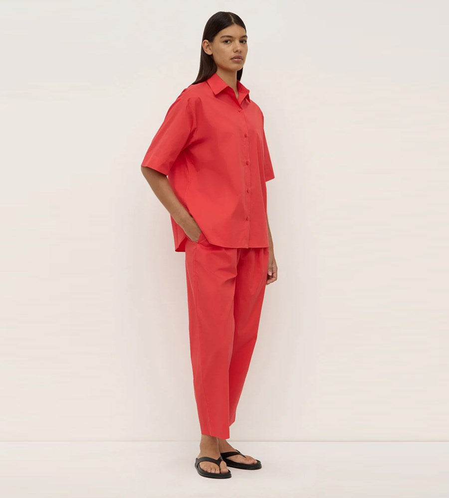 Assembly Label | Joni Short Sleeve Shirt | Chilli