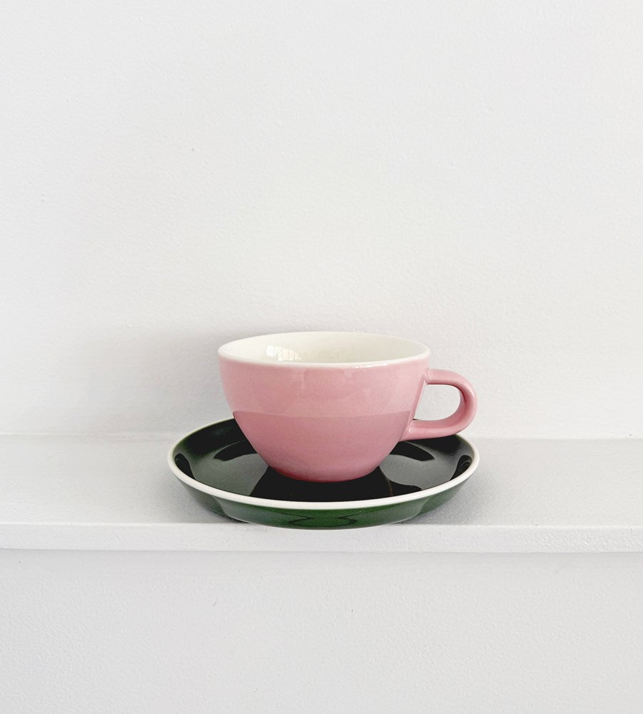 Acme Classic Cup & Kawakawa Saucer | Manuka Flower | 190ml