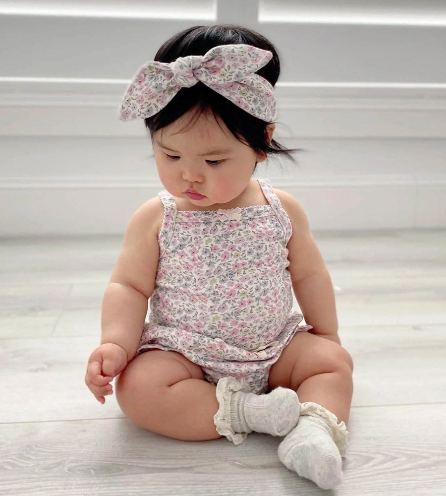 Jamie Kay I Organic Cotton Bridget Singlet Bodysuit I Fifi Mini Slightly Pink