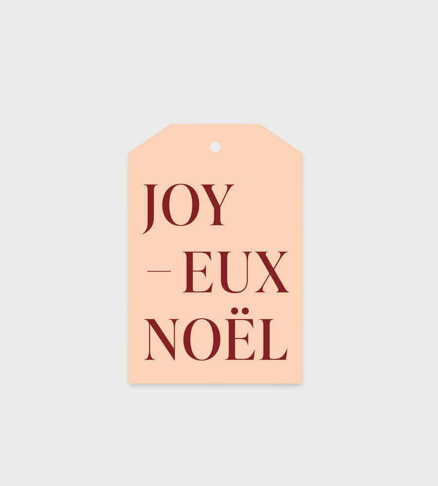 Father Rabbit Stationery | Joyeux Noel Modern Gift Tag