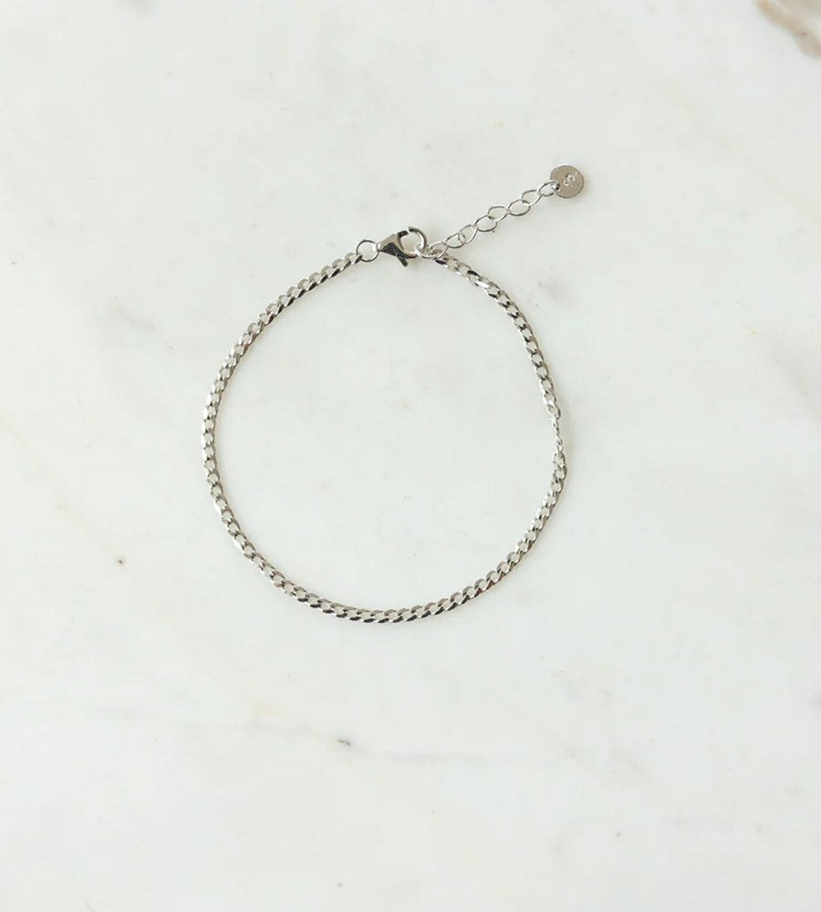 Sophie Curb Bracelet Silver