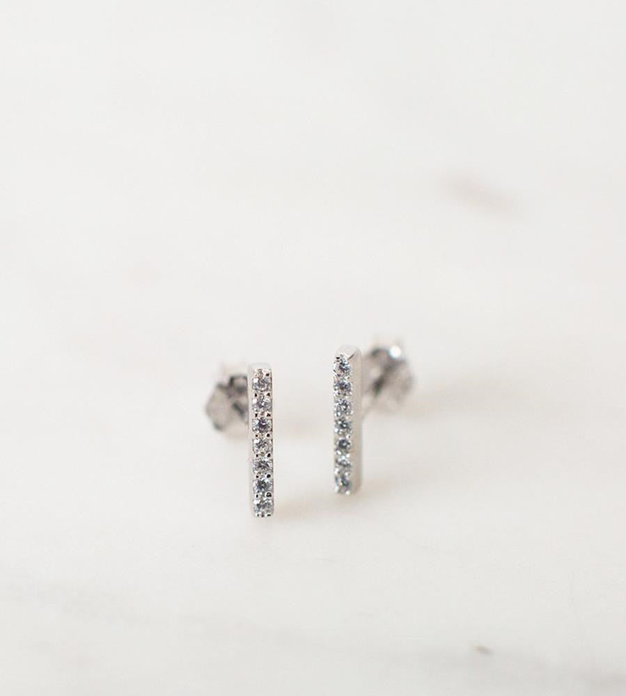 Sophie | Sparkle Bar Studs Earrings