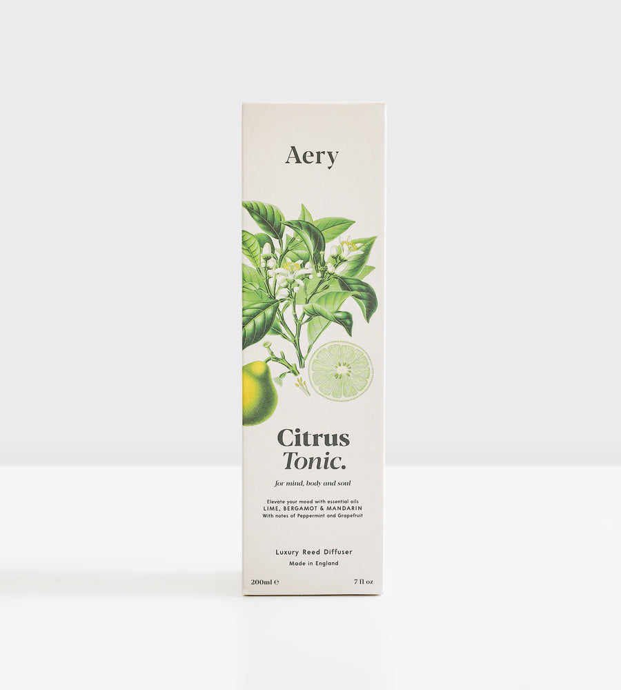 Aery | Botanical Reed Diffuser | Citrus Tonic
