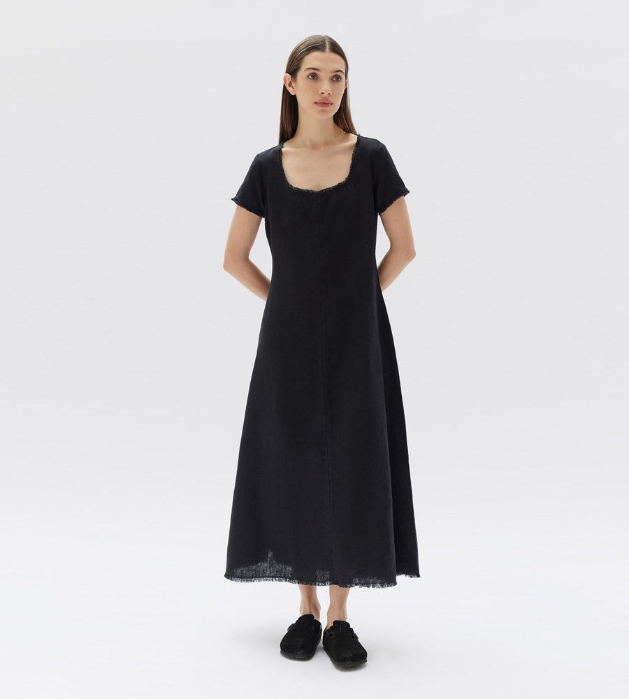 Assembly Label | Catalina Linen Dress | Black
