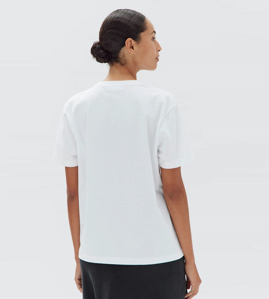Assembly Label | Womens Organic Base Tee White