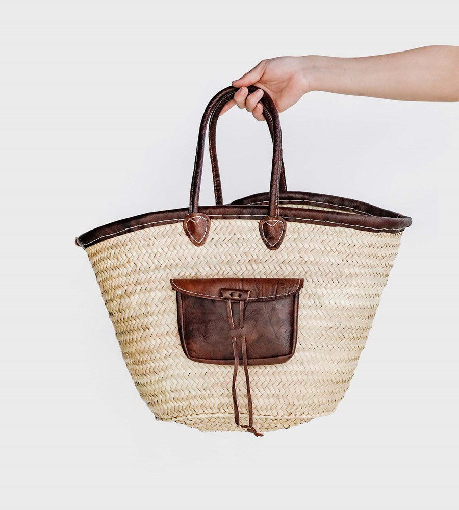 Biarritz Leather Pocket Bag | Medium
