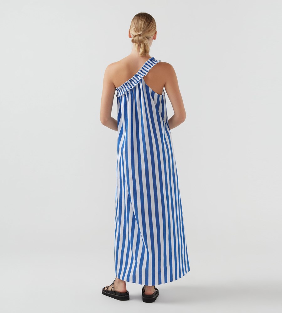 Bird & Knoll | Donatella Dress | Aegean Stripe