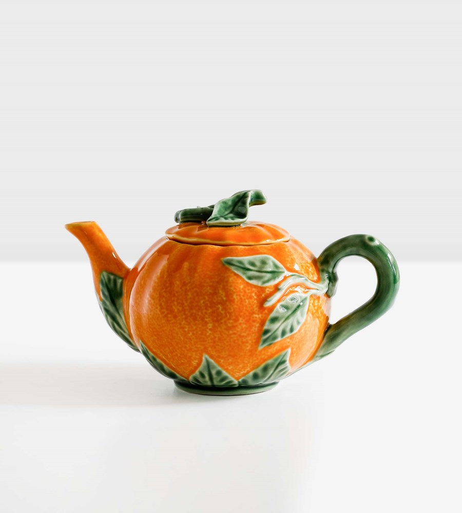Bordallo Pinheiro | Orange Tea Pot