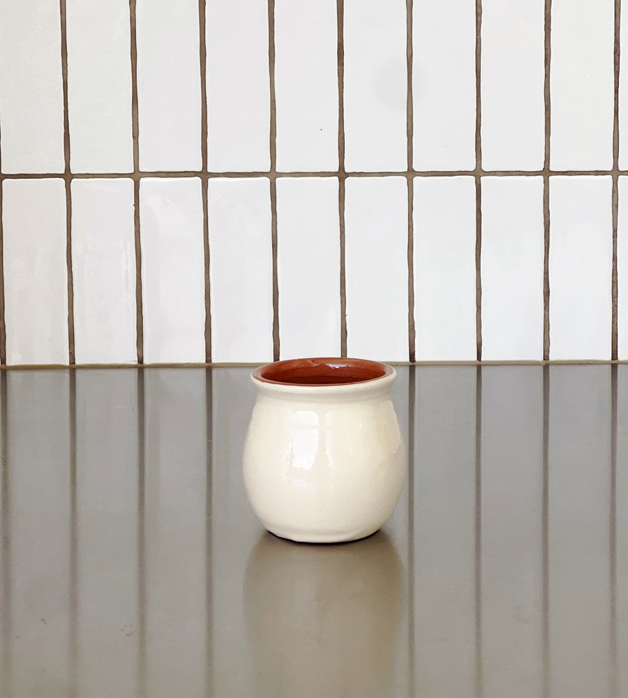 Catalonian Terracotta | Small Pot Creme 8cm