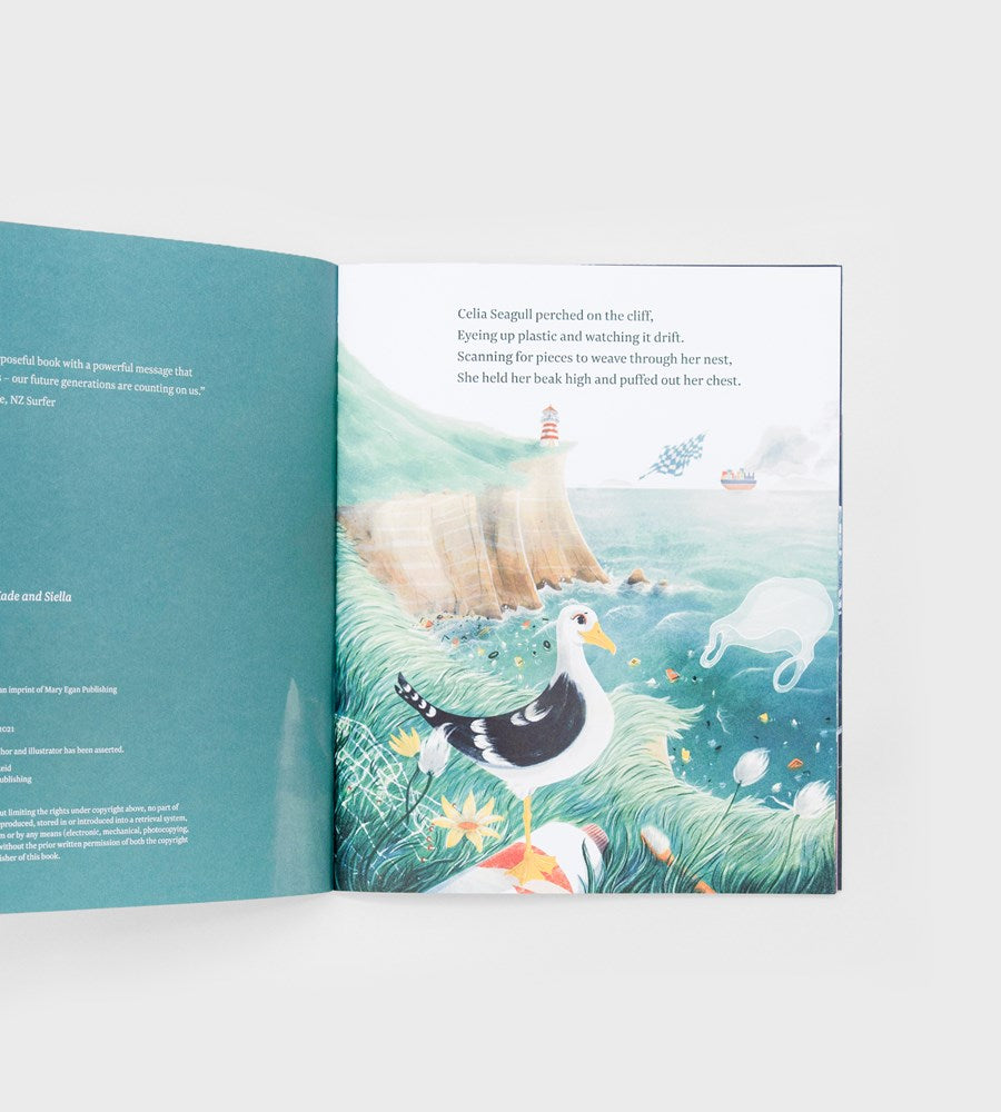 Celia Seagull and the Plastic Sea | by Nicole Miller