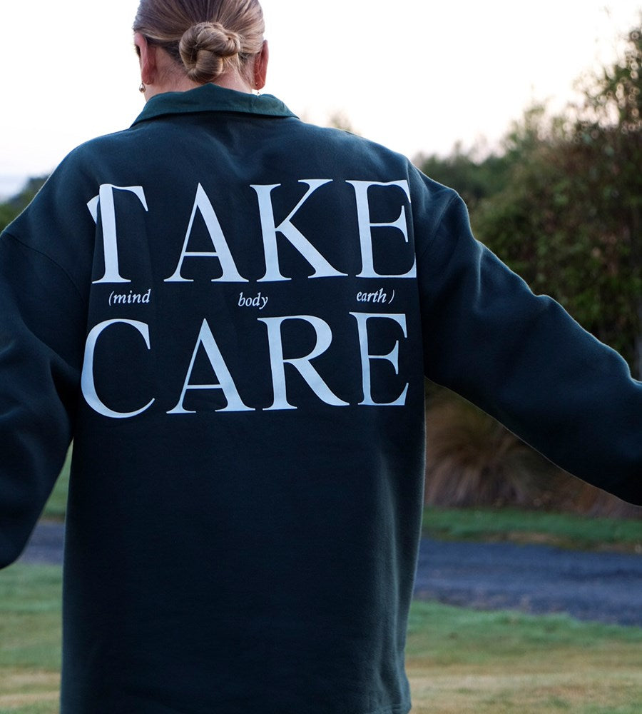 Commonplace | Take Care Polo | Forest